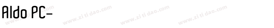 Aldo PC字体转换